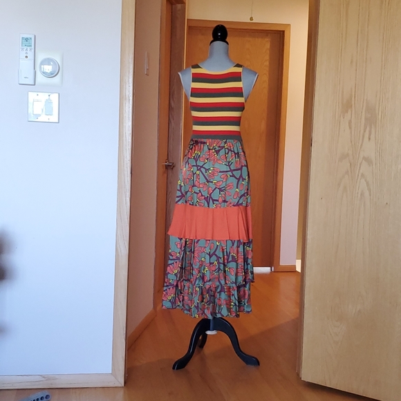 BNWT I ISOLA  MARRAS MAXI MULTICOLORED SUMMER  DRESS - Picture 2 of 9